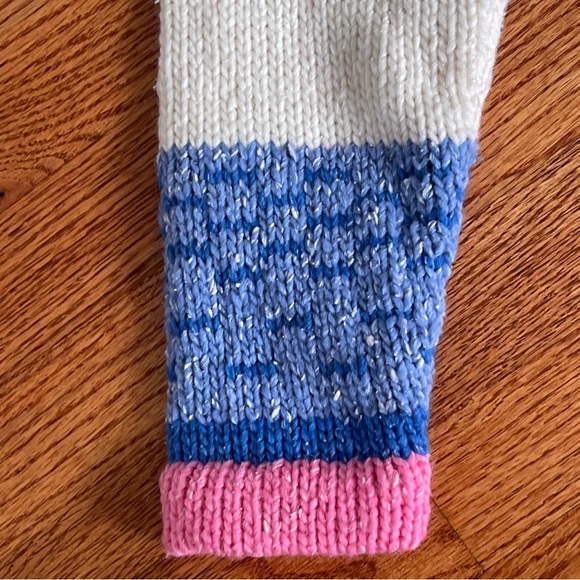 Earth Ragz Sweater Hand Knit Jacket Hoodie Girls XL Cutest Thing EVER!! PERFECT - Picture 4 of 6